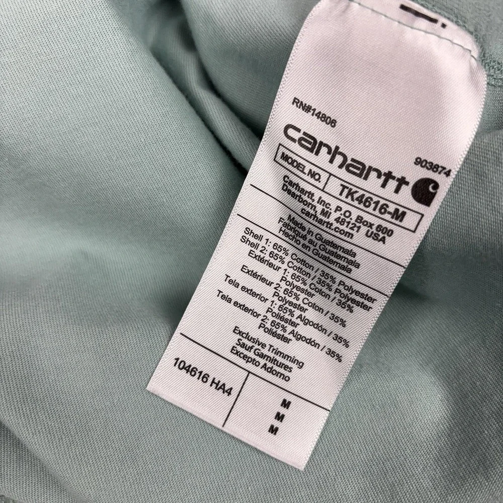 Carhartt Force Shirt Mens Medium Green Short Sleeve Pocket Relaxed Fit Tee